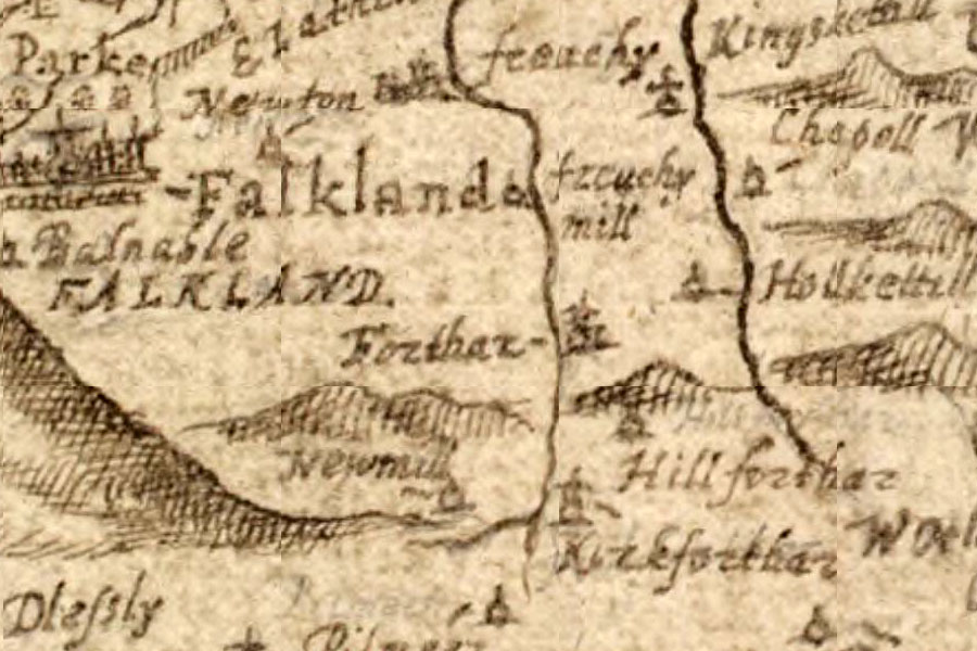 Forthar (site of) Castle in Kettle, Fife Stravaiging around Scotland